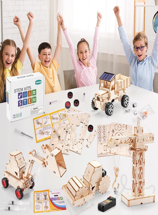 Yutin STEM Kits for Kids Ages 8-10 10-12, Wood Building Crafts Kit for Boys 8-12, Model Car Kit, 3D Wooden Puzzles Woodworking Science Projects, Construction Engineering STEM Toys for 8 10 13 12 14 Year Old - Image 5